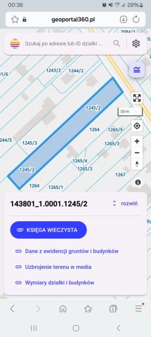 Działka inwestycyjna Żyrardów Podblich, ul. 1 go Maja. Zdjęcie 1