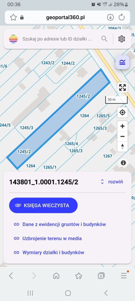 Działka inwestycyjna Żyrardów Podblich, ul. 1 go Maja. Zdjęcie 1