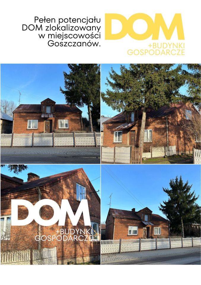 dom wolnostojący Goszczanów, ul. Turecka. Zdjęcie 2