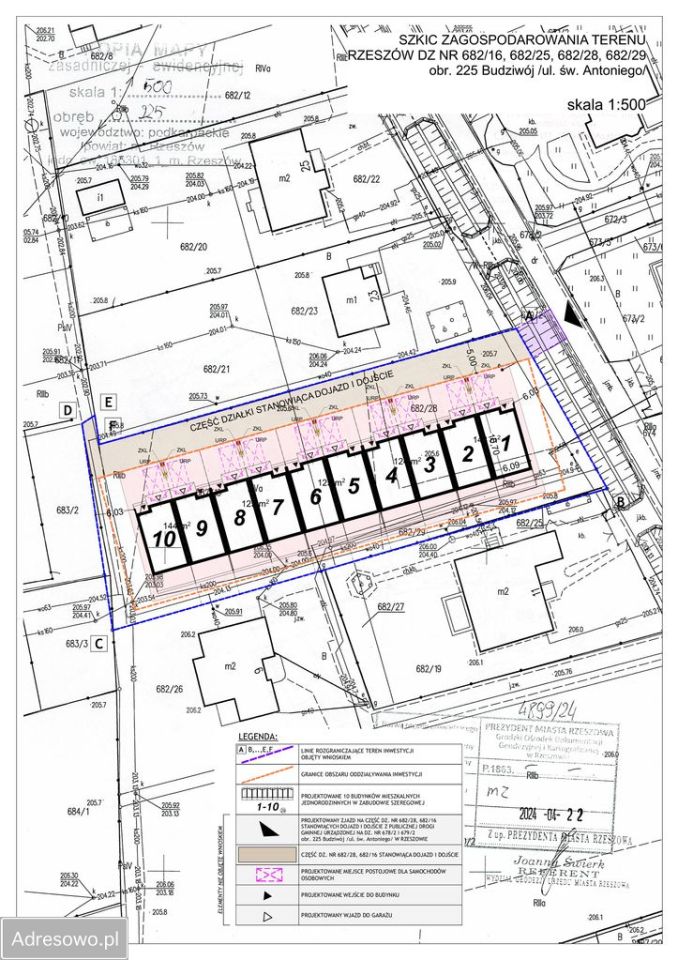 Działka budowlana Rzeszów Budziwój, ul. św. Antoniego. Zdjęcie 3
