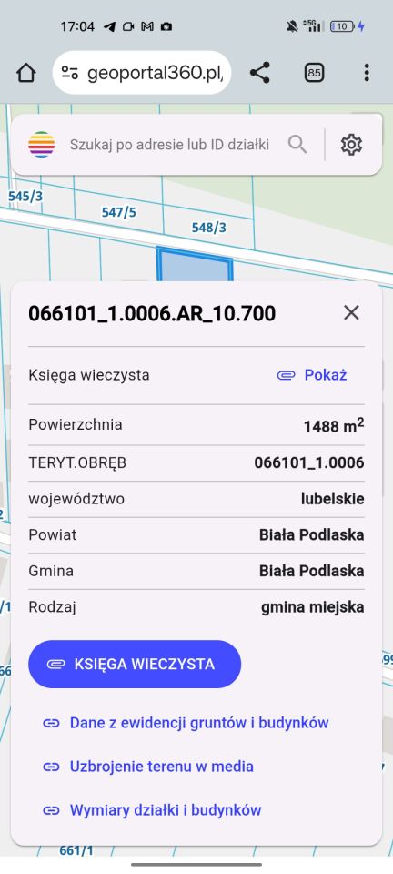 Działka rolno-budowlana Biała Podlaska Sielczyk, ul. Sielczyk. Zdjęcie 2