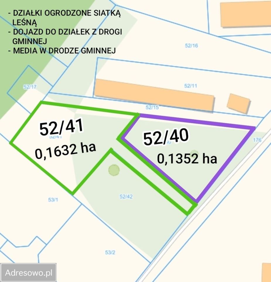 Działka budowlana Gronów. Zdjęcie 3