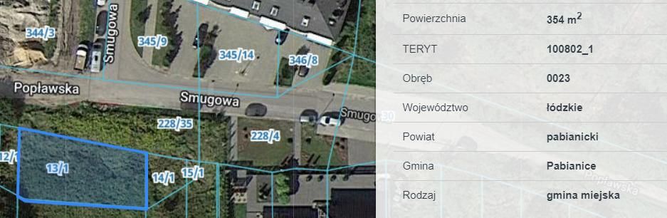 Działka inna Pabianice Bugaj, ul. Popławska. Zdjęcie 3