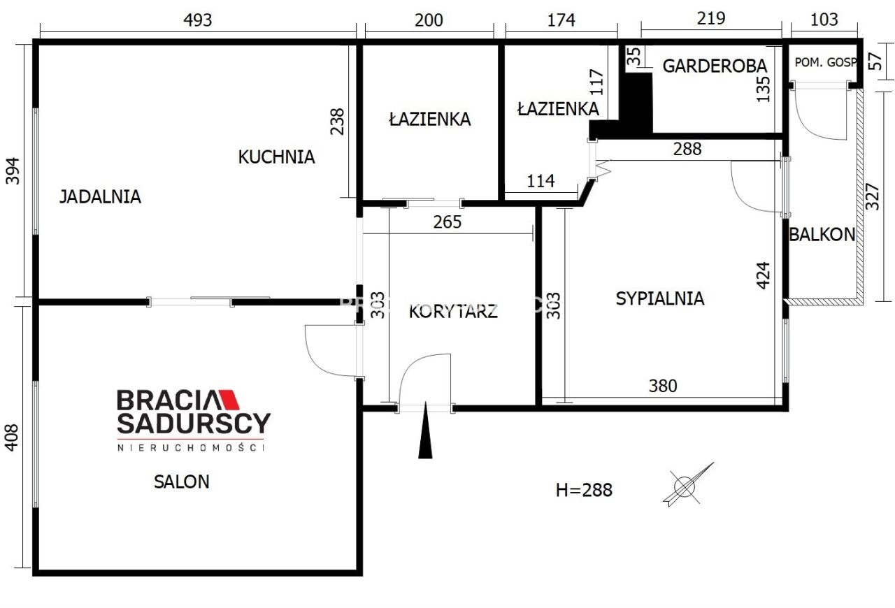 Mieszkanie 3-pokojowe Kraków Krowodrza, ul. Bronowicka. Zdjęcie 26