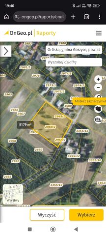 Działka rolna Orliska. Zdjęcie 1