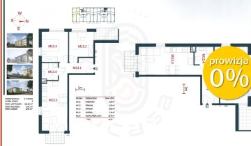 Mieszkanie 3-pokojowe Kraków, ul. Edwarda Szymańskiego