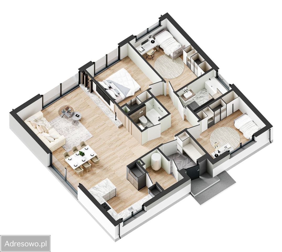 dom wolnostojący, 4 pokoje Bartoszówka, ul. Pałacowa. Zdjęcie 3