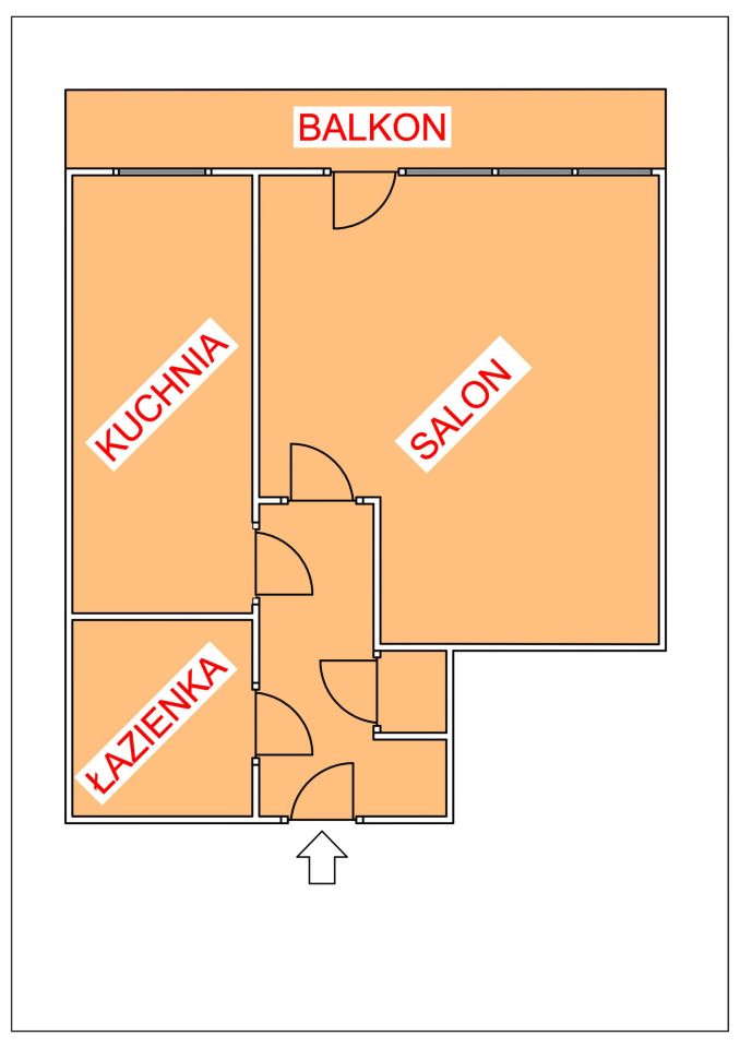 Mieszkanie 1-pokojowe Katowice os. Tysiąclecia, ul. Tysiąclecia. Zdjęcie 11