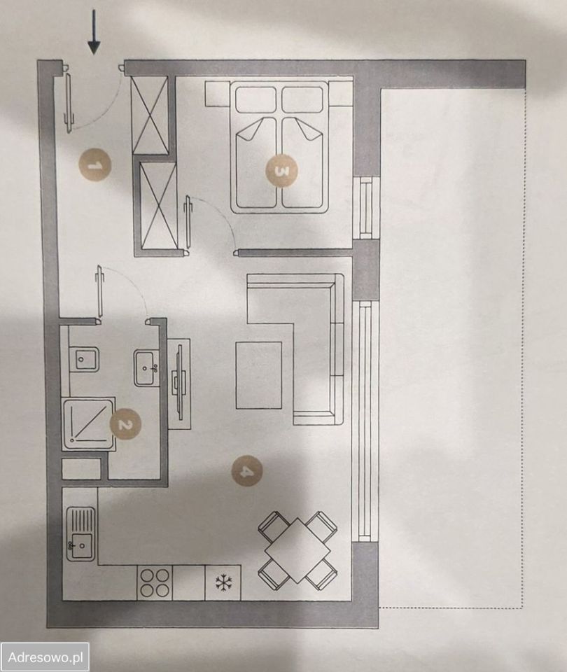 Mieszkanie 2-pokojowe Bielsko-Biała Mikuszowice Śląskie, ul. Kolorowa. Zdjęcie 13