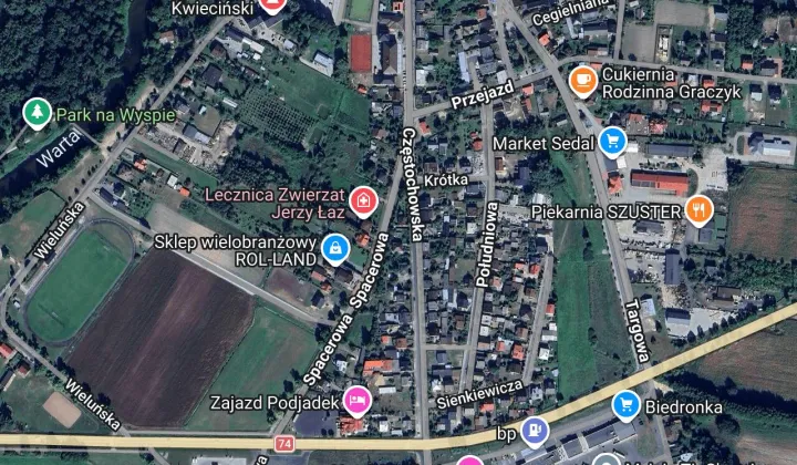 dom wolnostojący, 6 pokoi Osjaków, ul. Częstochowska