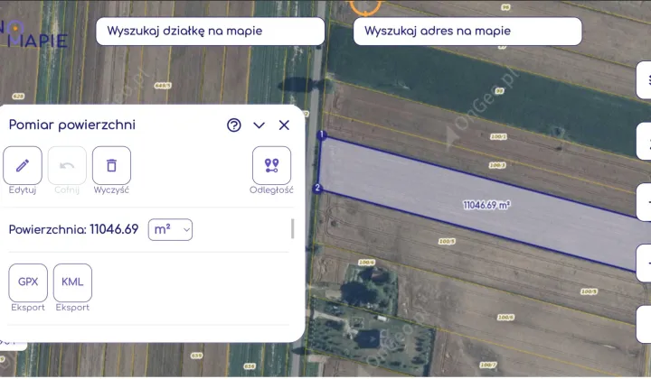Działka siedliskowa Kębłów