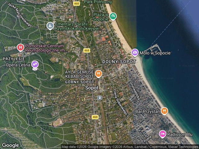 Mieszkanie 2-pokojowe Sopot, ul. Bohaterów Monte Cassino. Zdjęcie 1