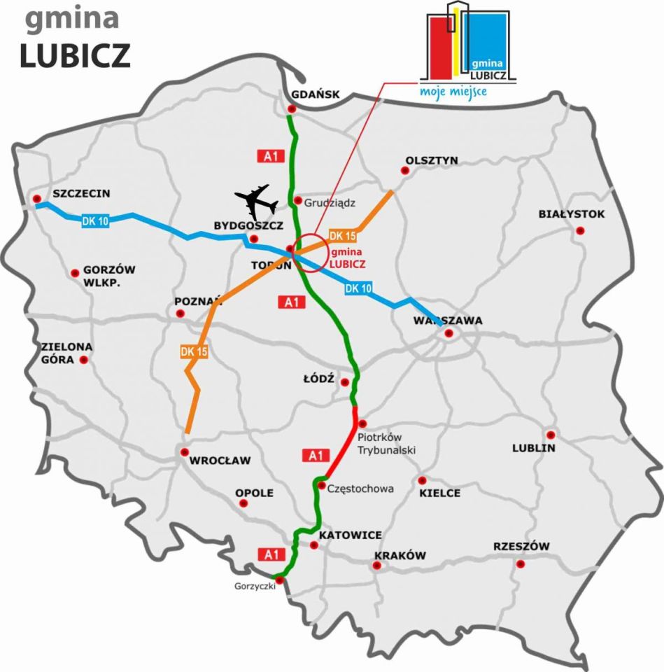 Działka inwestycyjna Lubicz Dolny Małgorzatowo, ul. Małgorzatowo