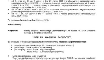 Działka budowlana Abramowice Kościelne