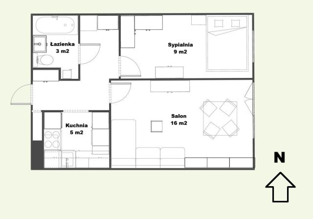 Mieszkanie 2-pokojowe Warszawa Śródmieście, ul. Grzybowska. Zdjęcie 23