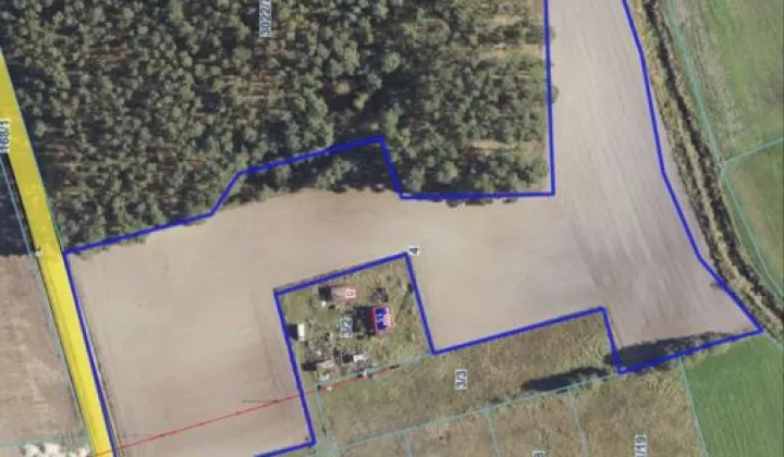 Działka inwestycyjna Zazdrość