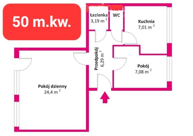 Mieszkanie 2-pokojowe Zelów, os. Płocka. Zdjęcie 1