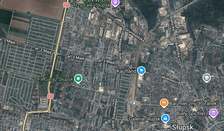 Mieszkanie 3-pokojowe Słupsk Centrum, ul. Królowej Jadwigi