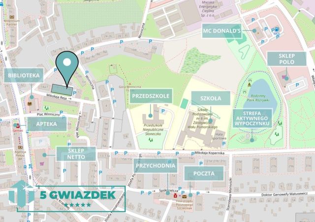 Mieszkanie 2-pokojowe Szczecinek Centrum, ul. M. Reja. Zdjęcie 17