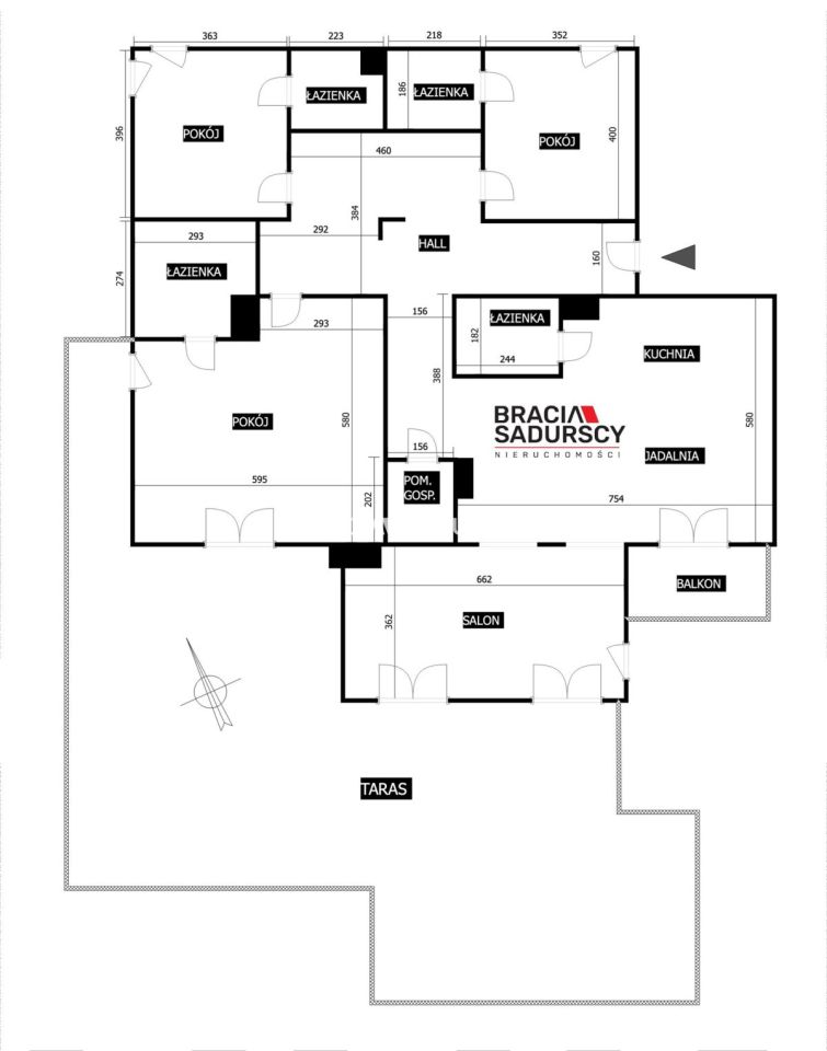 Mieszkanie 4-pokojowe Kraków Podgórze, ul. Przewóz. Zdjęcie 33