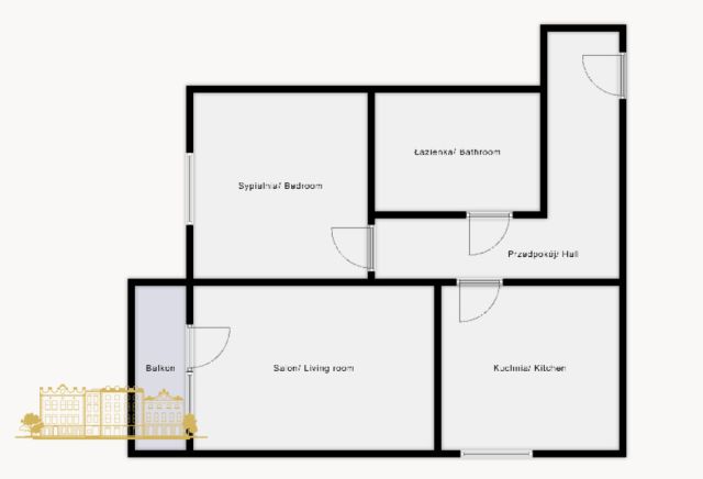 Mieszkanie 2-pokojowe Kraków Krowodrza, ul. Kluczborska. Zdjęcie 9