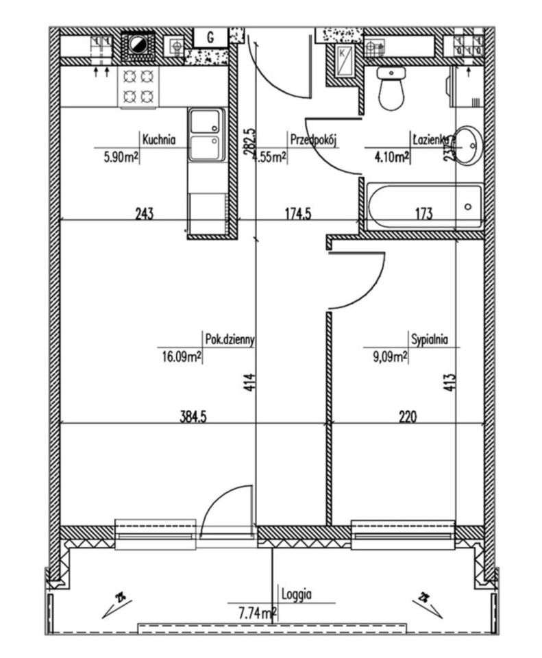 Mieszkanie 2-pokojowe Warszawa Białołęka, ul. Kartograficzna. Zdjęcie 10