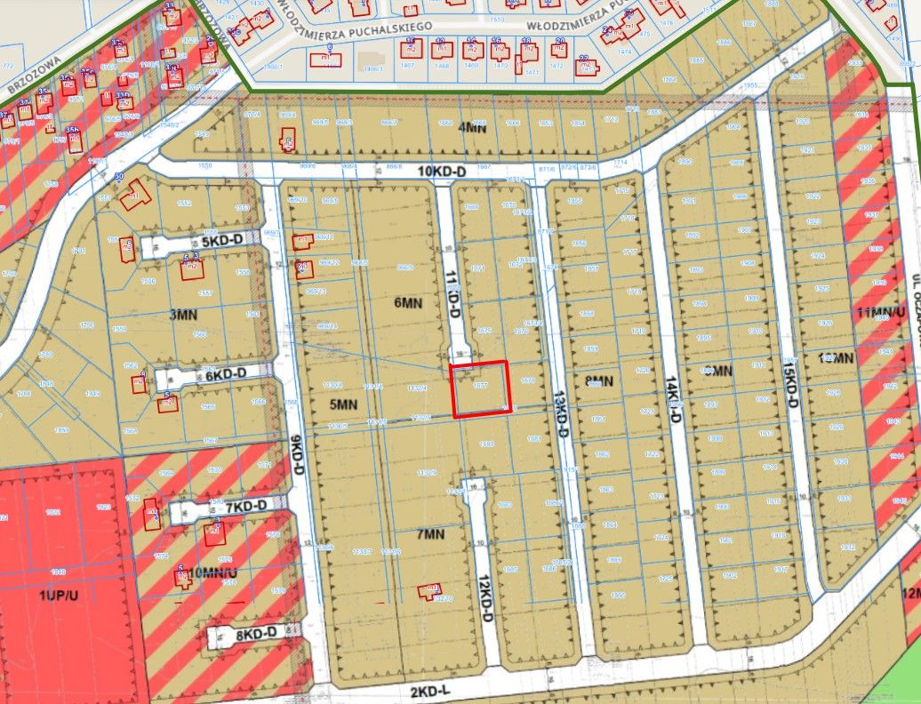 Działka budowlana Konin Wilków, ul. Sikorkowa. Zdjęcie 3