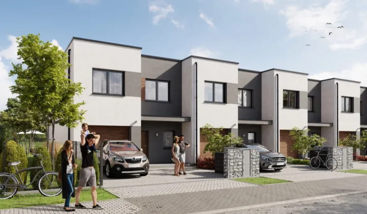 dom szeregowy, 5 pokoi Kostrzyn, ul. Klonowa