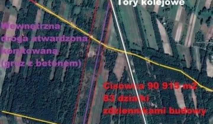 Działka inwestycyjna Cisówka