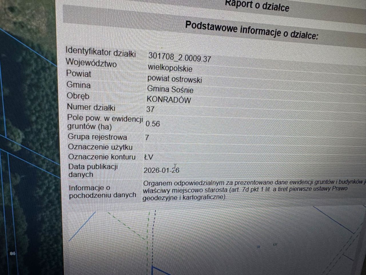 Działka rolna Konradów. Zdjęcie 3