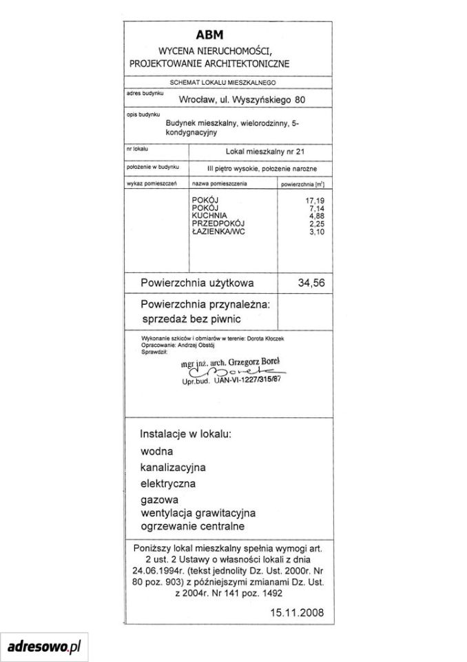 Mieszkanie 2-pokojowe Wrocław Śródmieście, ul. kard. Stefana Wyszyńskiego. Zdjęcie 12