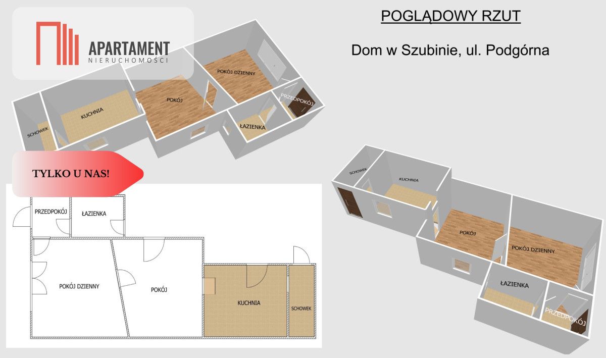 dom wolnostojący, 2 pokoje Szubin, ul. Podgórna. Zdjęcie 5
