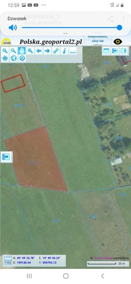 Działka budowlana Jordanów. Zdjęcie 3