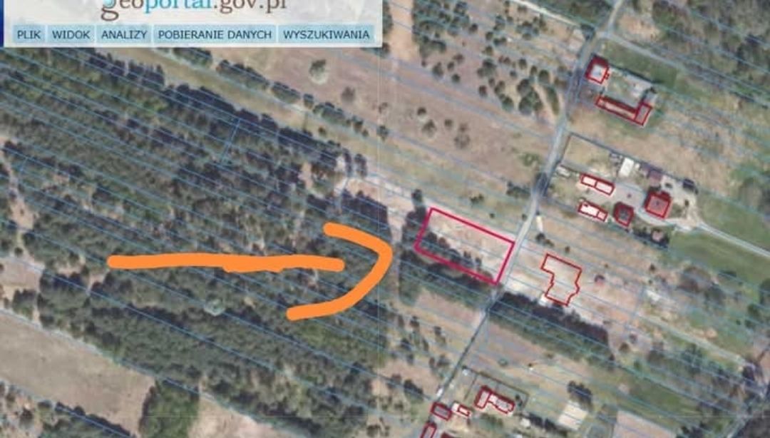 Działka budowlana Młynek, ul. Działki. Zdjęcie 2