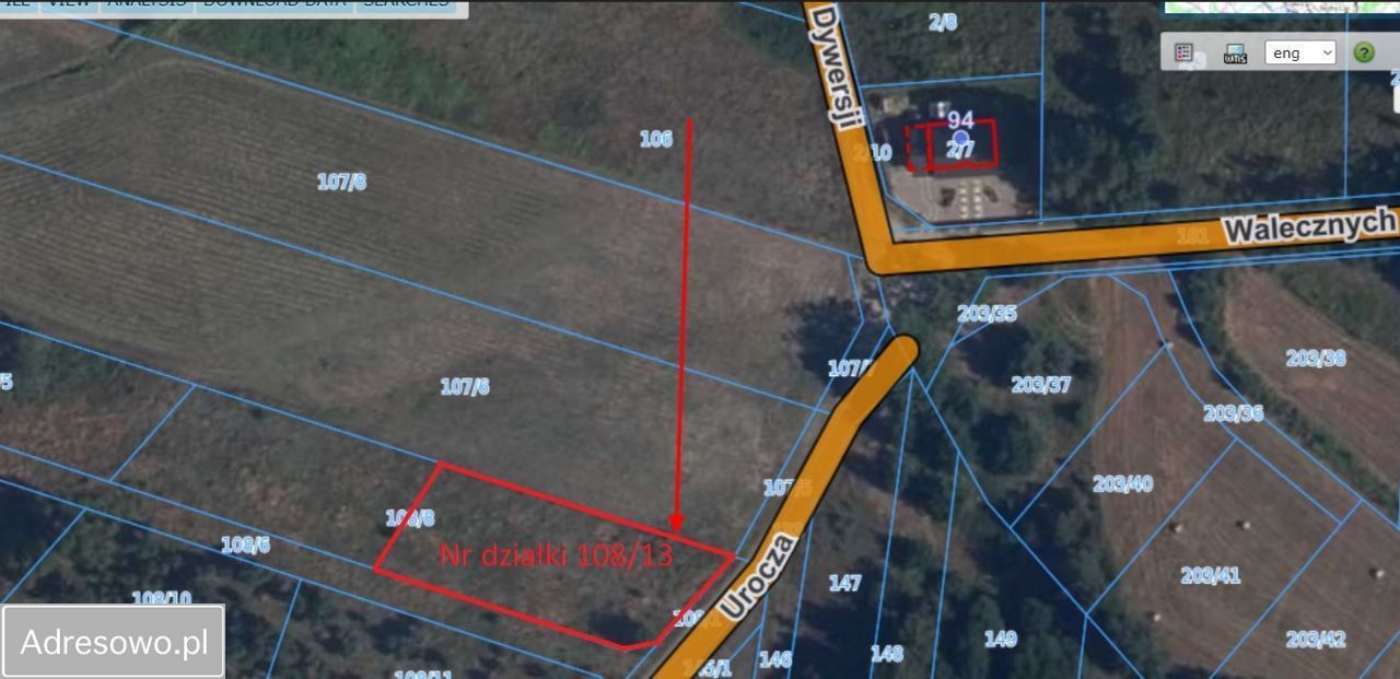 Działka budowlana Sokołówek, ul. Urocza. Zdjęcie 11