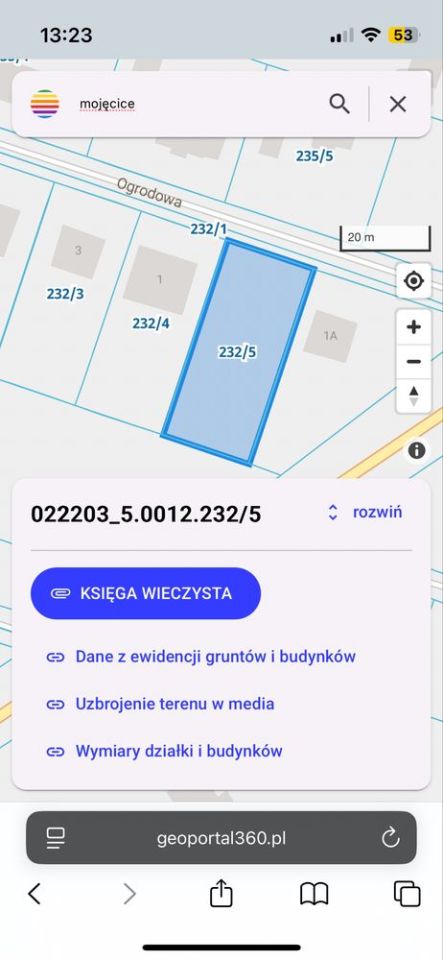 Działka budowlana Mojęcice, ul. Ogrodowa. Zdjęcie 5