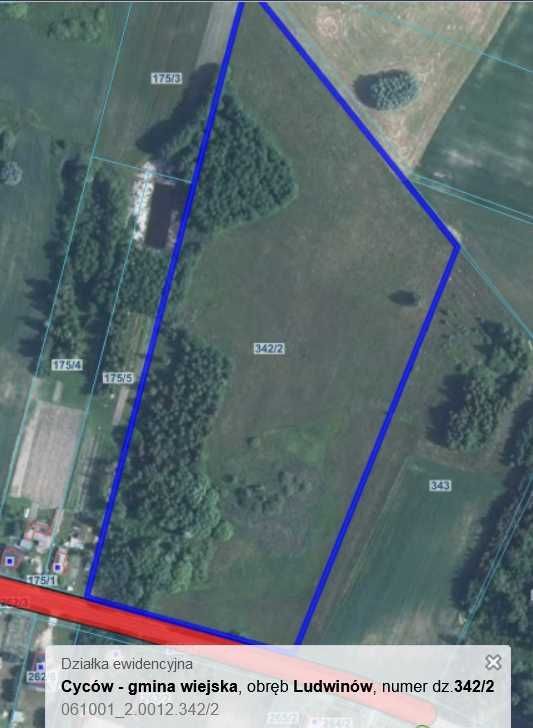 Działka rolna Ludwinów. Zdjęcie 2