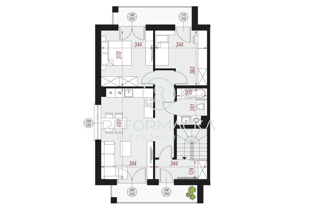 Mieszkanie 4-pokojowe Rzeszów, ul. Krakowska. Zdjęcie 8