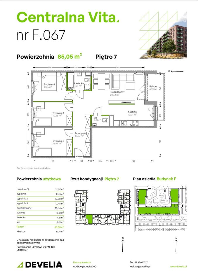 Mieszkanie 4-pokojowe Kraków Czyżyny, ul. Romana Ciesielskiego. Zdjęcie 14