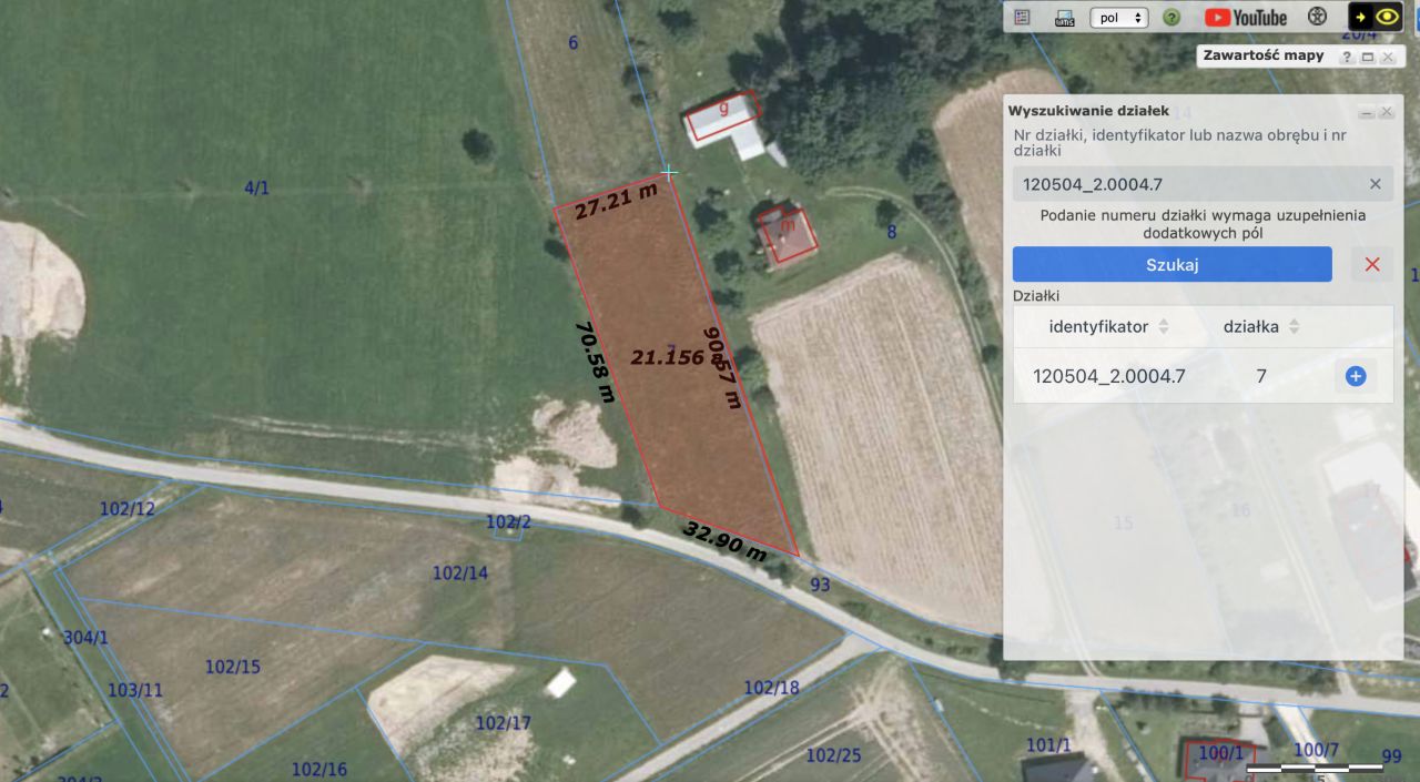 Działka rolna Klęczany. Zdjęcie 6