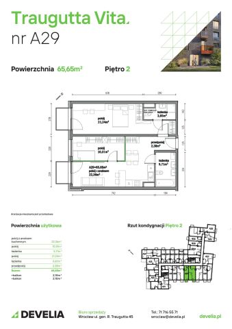 Mieszkanie 3-pokojowe Wrocław, ul. gen. Romualda Traugutta. Zdjęcie 6