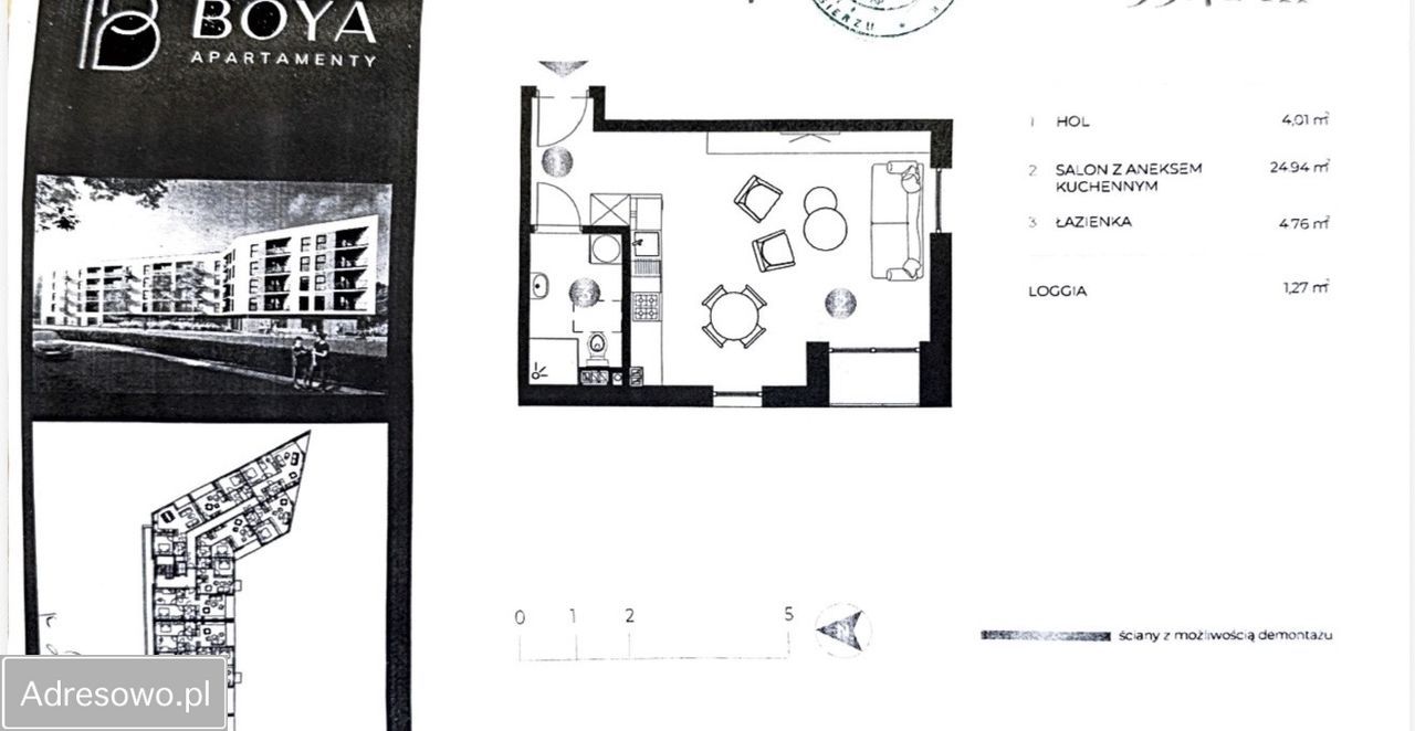 Mieszkanie 1-pokojowe Zgierz, ul. Tadeusza Boya-Żeleńskiego. Zdjęcie 9