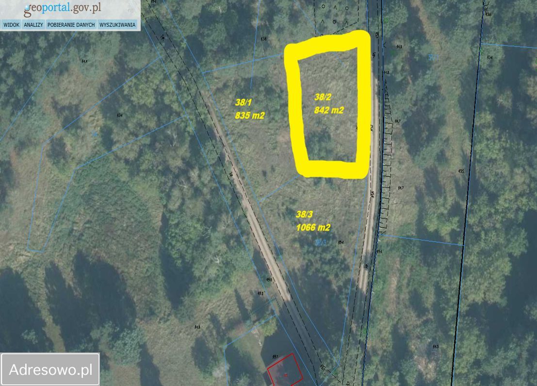 Działka budowlana Stare Osieczno. Zdjęcie 4