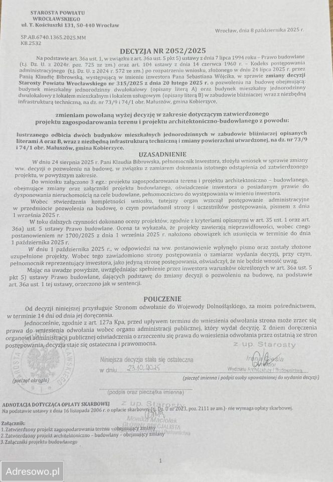 Działka budowlana Małuszów, ul. Jaśminowa. Zdjęcie 3