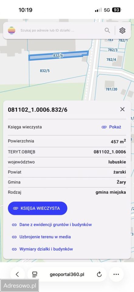 Działka inwestycyjna Żary, ul. Kaszubska. Zdjęcie 3
