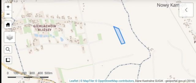 Działka rolna Gierlachów Gierlachów Bliższy. Zdjęcie 1