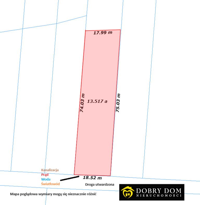 Działka budowlana Czarna Wieś Kościelna. Zdjęcie 5