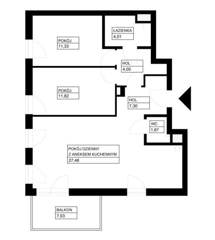Mieszkanie 3-pokojowe Piastów, ul. Stanisława Bodycha. Zdjęcie 11