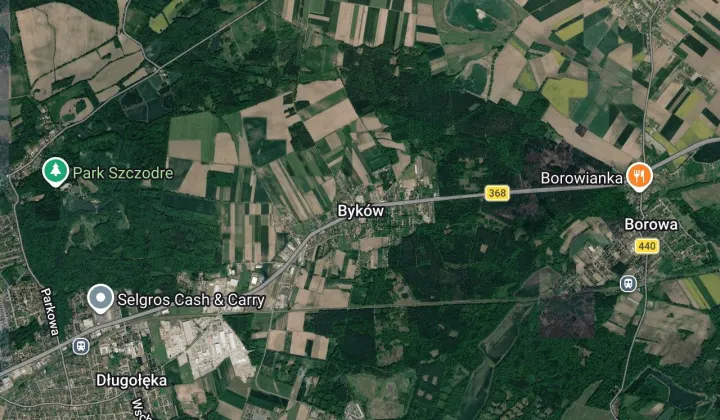 Działka inwestycyjna Byków