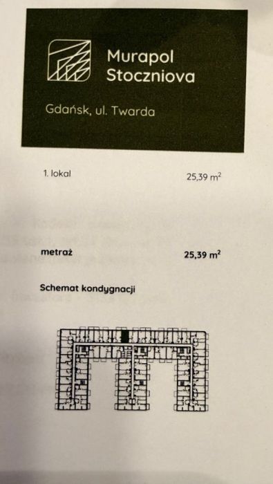 Mieszkanie 1-pokojowe Gdańsk Młyniska, ul. Twarda. Zdjęcie 2